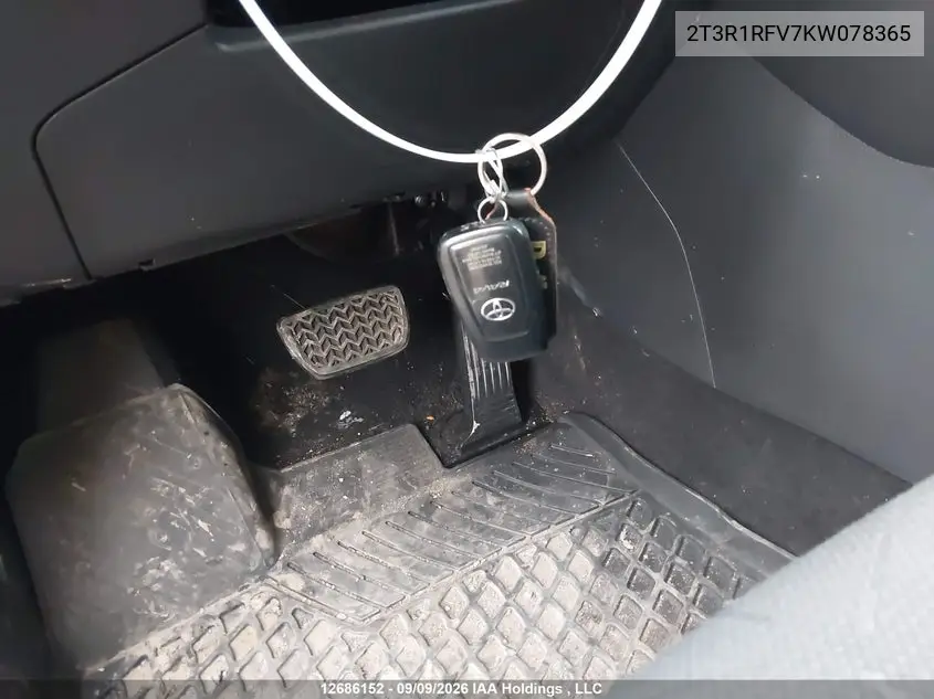 2019 TOYOTA RAV 4 VIN 2T3R1RFV7KW078365 — фото 10