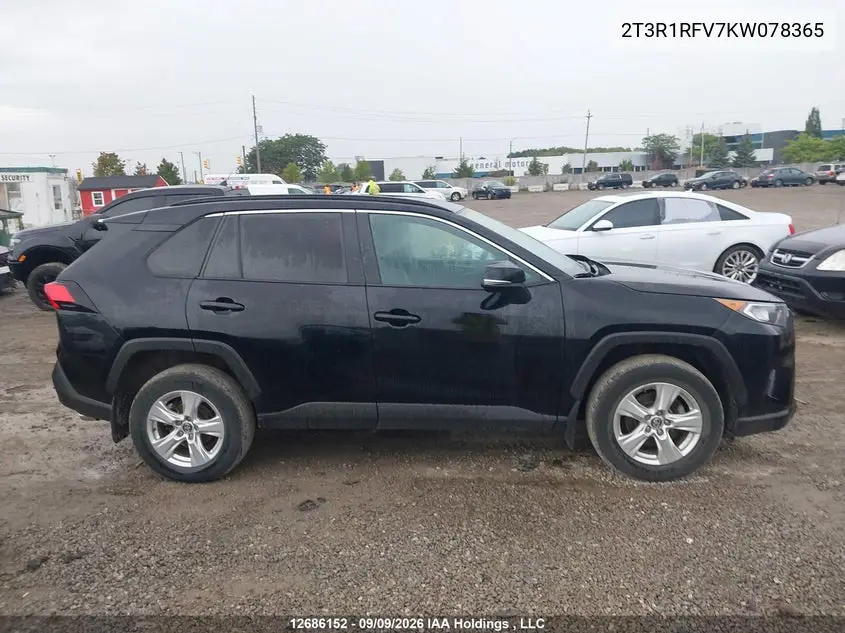2019 TOYOTA RAV 4 VIN 2T3R1RFV7KW078365 — фото 12