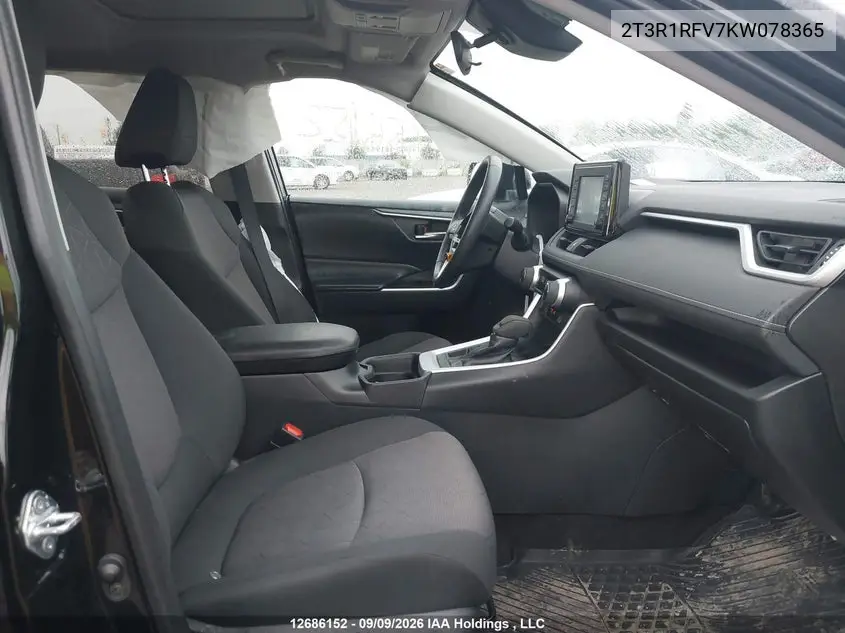 2019 TOYOTA RAV 4 VIN 2T3R1RFV7KW078365 — фото 5