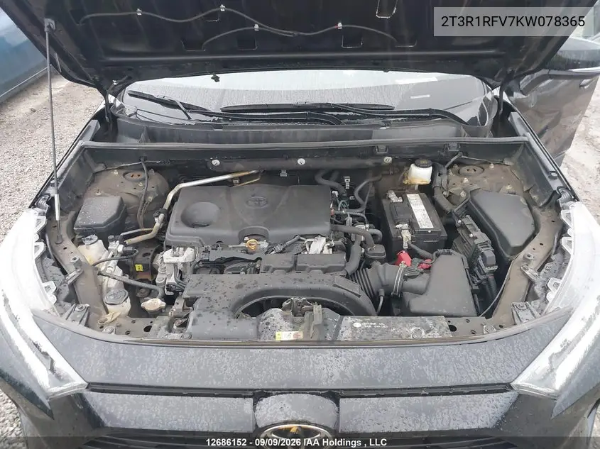 2019 TOYOTA RAV 4 VIN 2T3R1RFV7KW078365 — фото 9