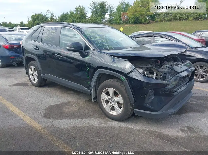 TOYOTA RAV 4 2019, VIN 2T3B1RFV6KC048101