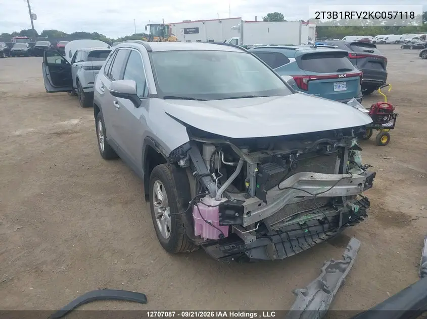 TOYOTA RAV 4 2019, VIN 2T3B1RFV2KC057118