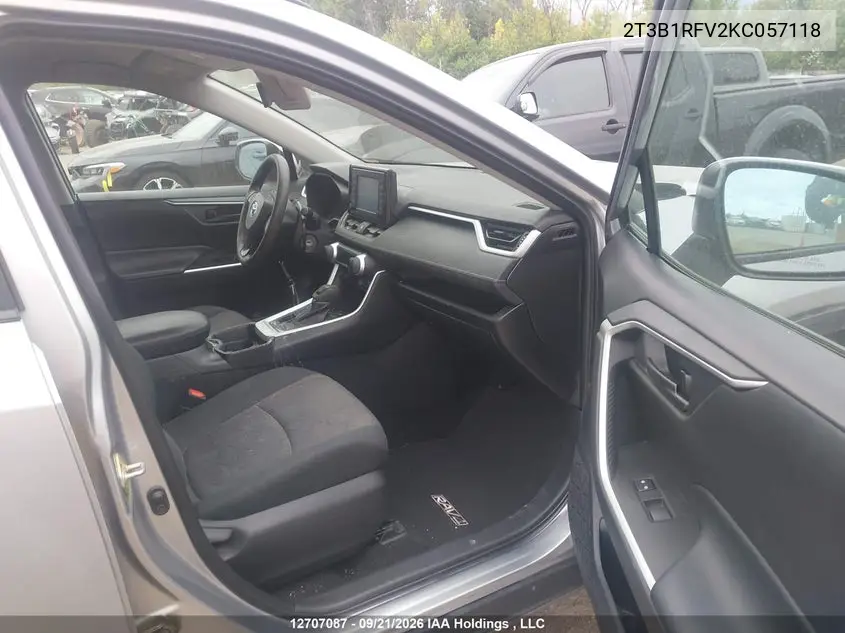 2019 TOYOTA RAV 4 VIN 2T3B1RFV2KC057118 — фото 5