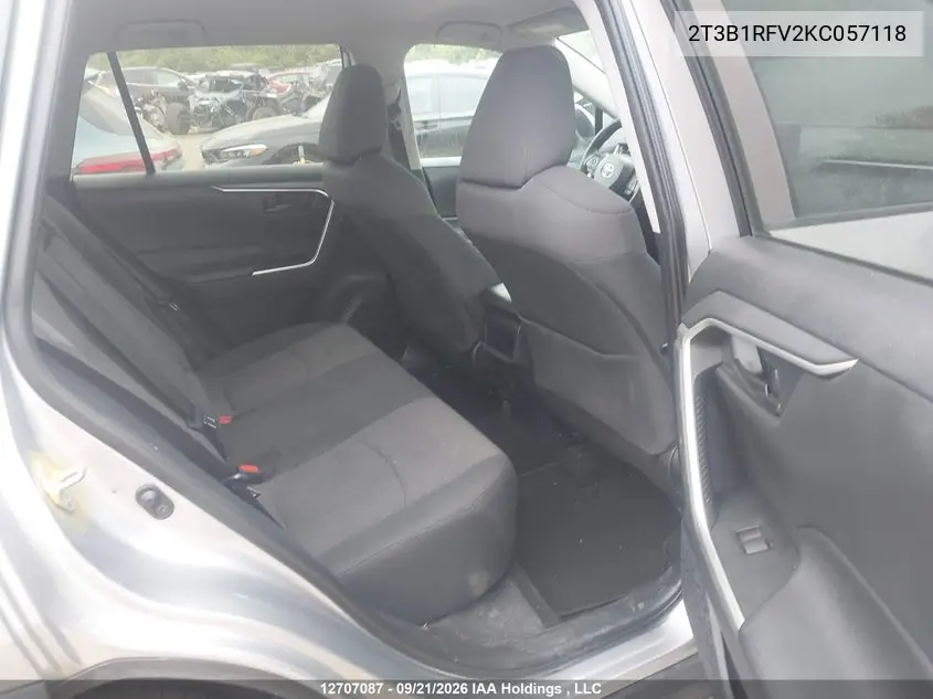 2019 TOYOTA RAV 4 VIN 2T3B1RFV2KC057118 — фото 8