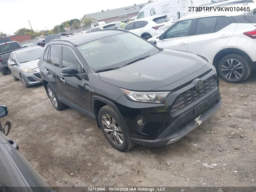 TOYOTA RAV 4 2019, VIN 2T3D1RFV9KW010465