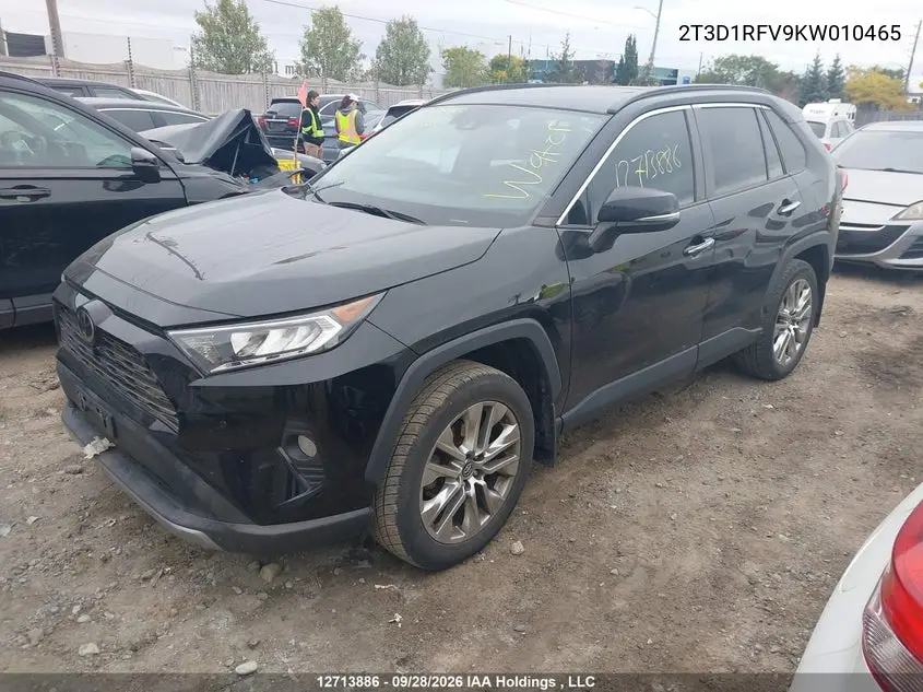 2019 TOYOTA RAV 4 VIN 2T3D1RFV9KW010465 — фото 2