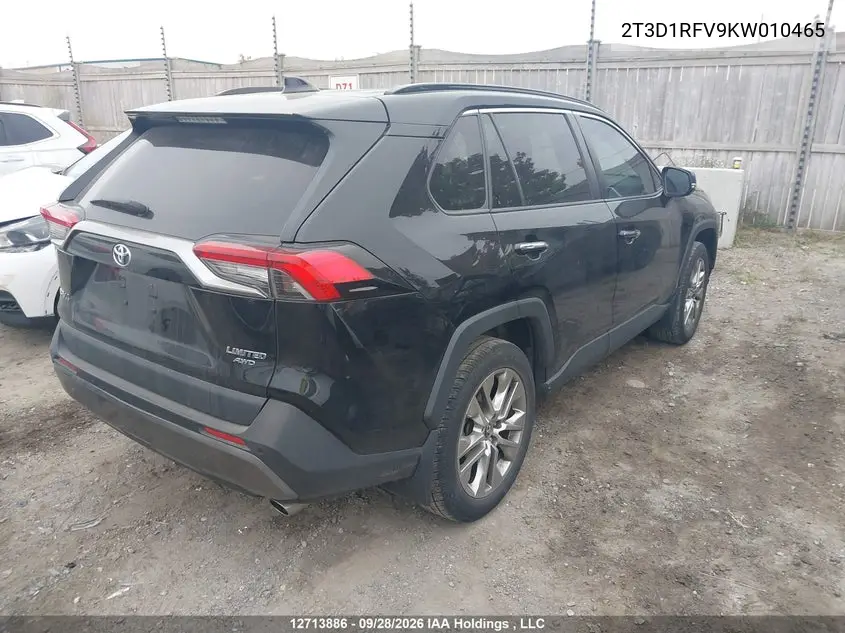 2019 TOYOTA RAV 4 VIN 2T3D1RFV9KW010465 — фото 4