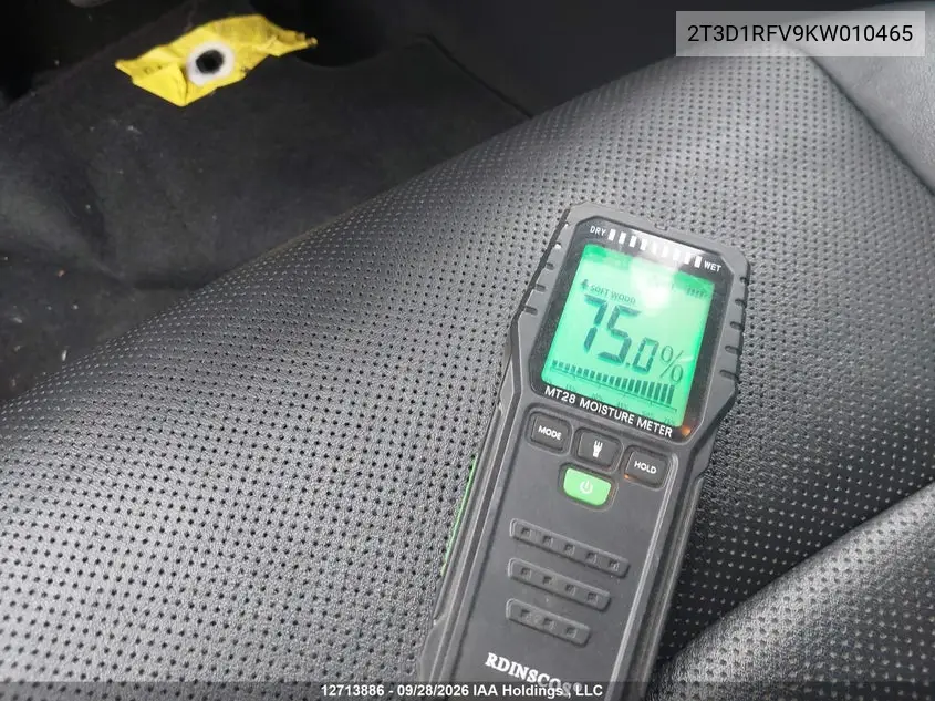 2019 TOYOTA RAV 4 VIN 2T3D1RFV9KW010465 — фото 6