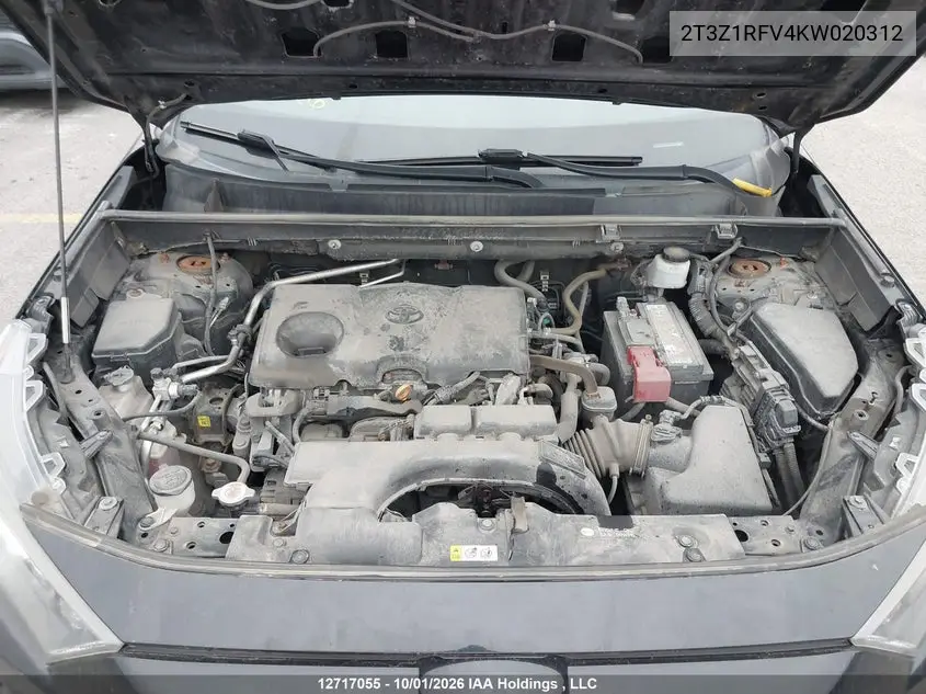2019 TOYOTA RAV 4 VIN 2T3Z1RFV4KW020312 — фото 10