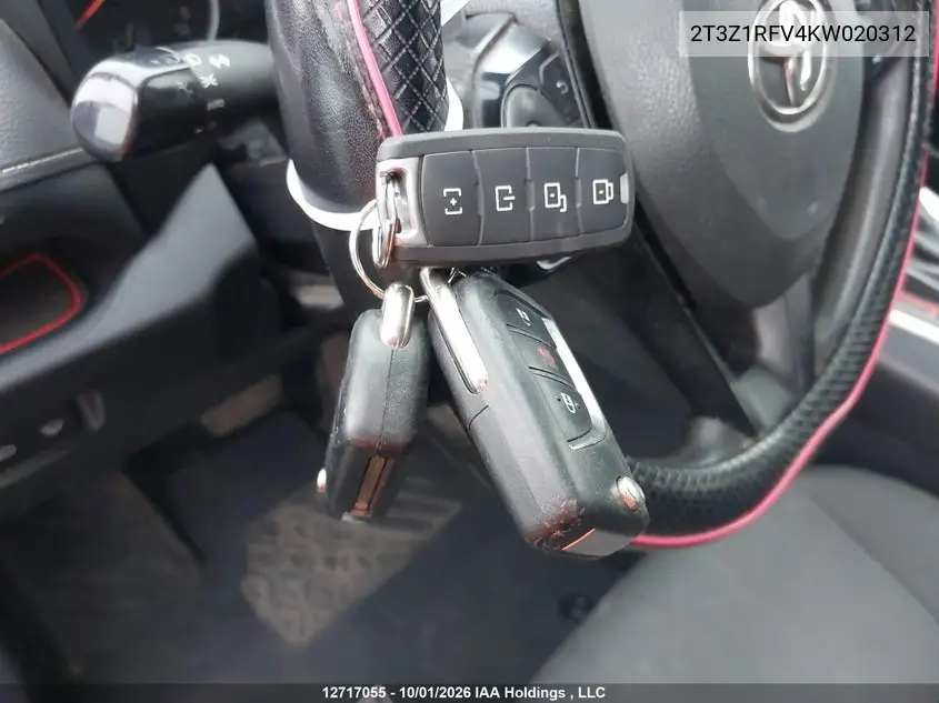 2019 TOYOTA RAV 4 VIN 2T3Z1RFV4KW020312 — фото 11