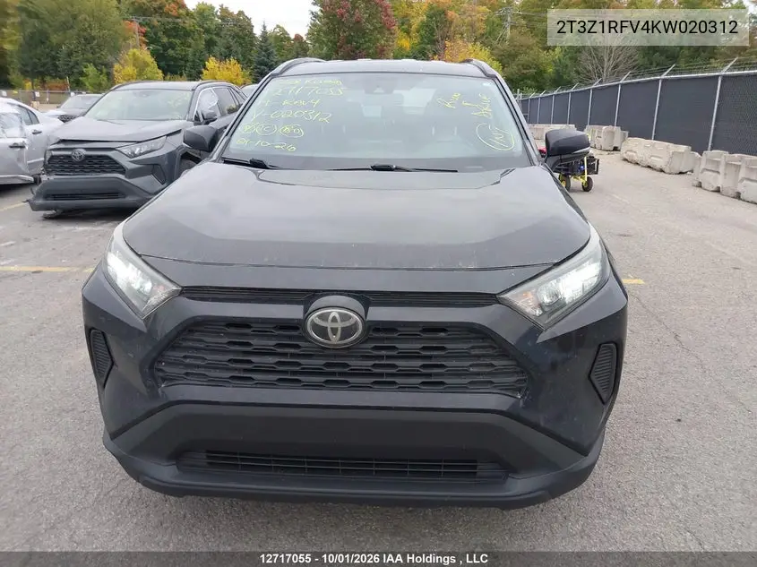 2019 TOYOTA RAV 4 VIN 2T3Z1RFV4KW020312 — фото 12