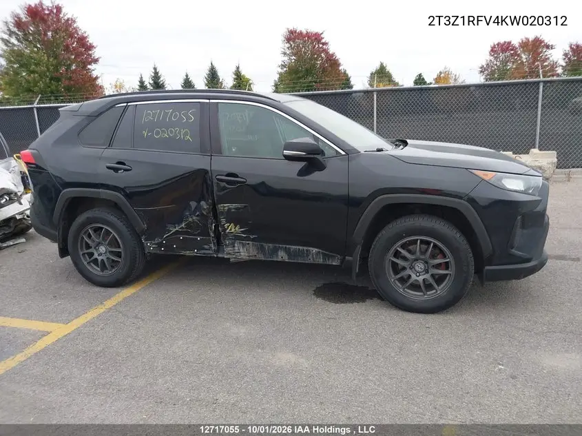 2019 TOYOTA RAV 4 VIN 2T3Z1RFV4KW020312 — фото 13