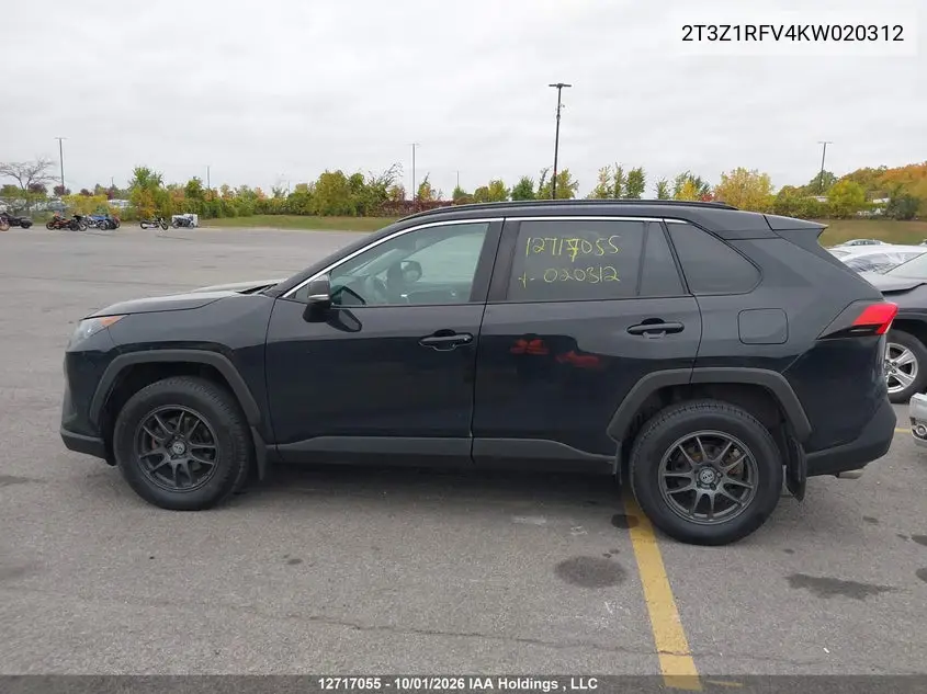 2019 TOYOTA RAV 4 VIN 2T3Z1RFV4KW020312 — фото 14
