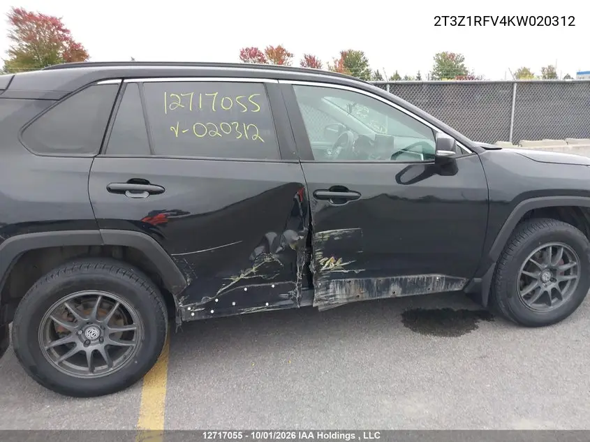 2019 TOYOTA RAV 4 VIN 2T3Z1RFV4KW020312 — фото 6