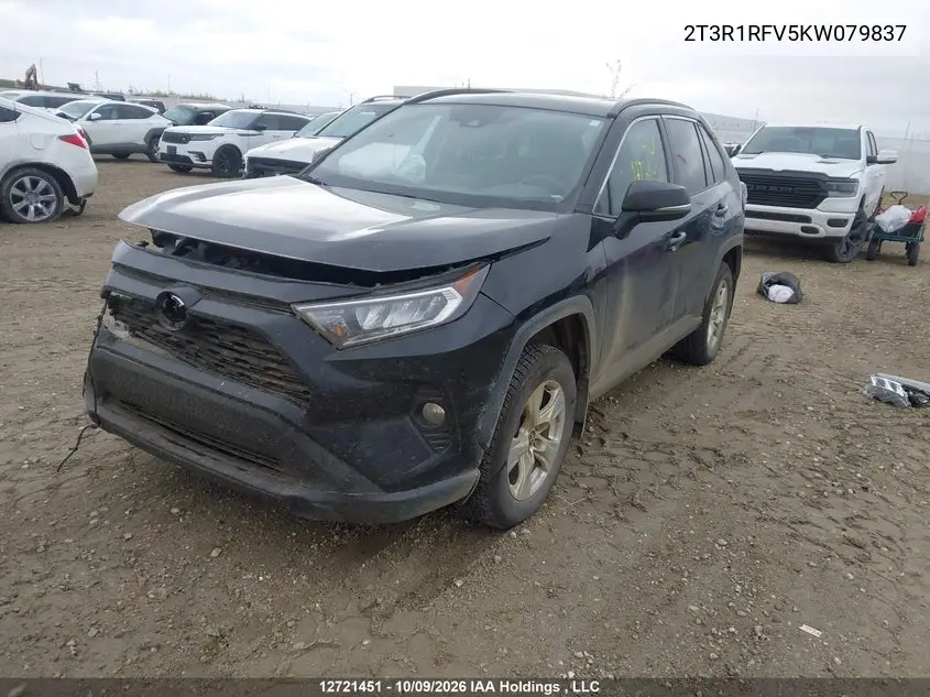 2019 TOYOTA RAV 4 VIN 2T3R1RFV5KW079837 — фото 2