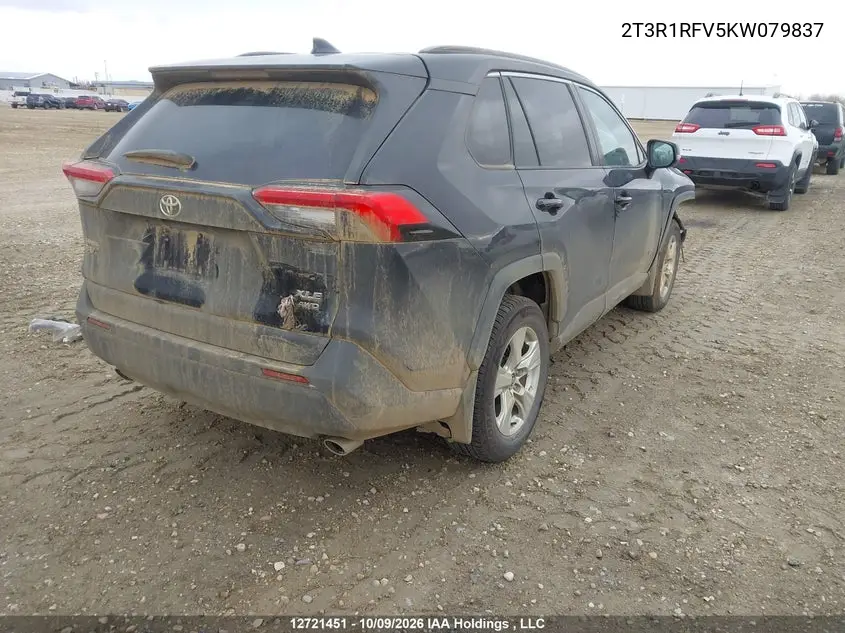 2019 TOYOTA RAV 4 VIN 2T3R1RFV5KW079837 — фото 4