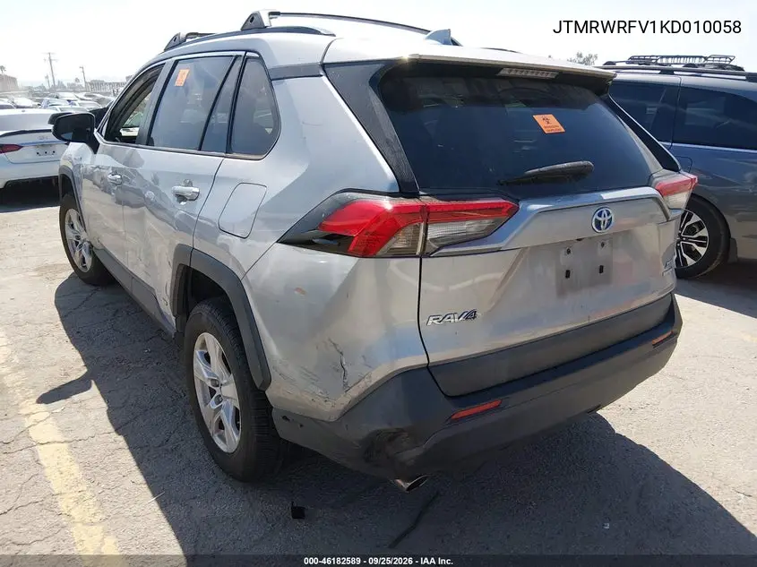 2019 TOYOTA RAV 4 VIN JTMRWRFV1KD010058 — фото 3