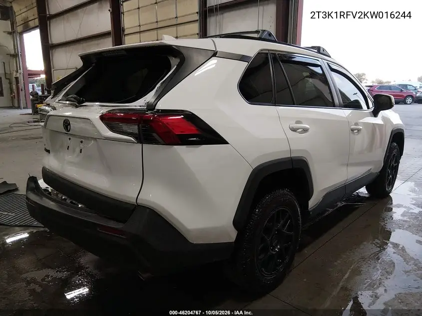 2019 TOYOTA RAV 4 VIN 2T3K1RFV2KW016244 — фото 4