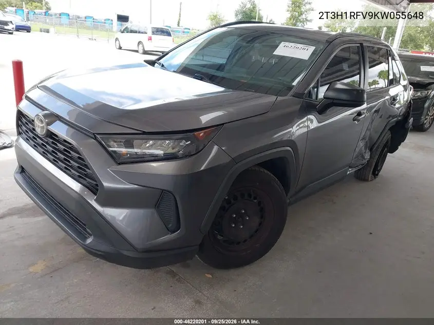 2019 TOYOTA RAV 4 VIN 2T3H1RFV9KW055648 — фото 2