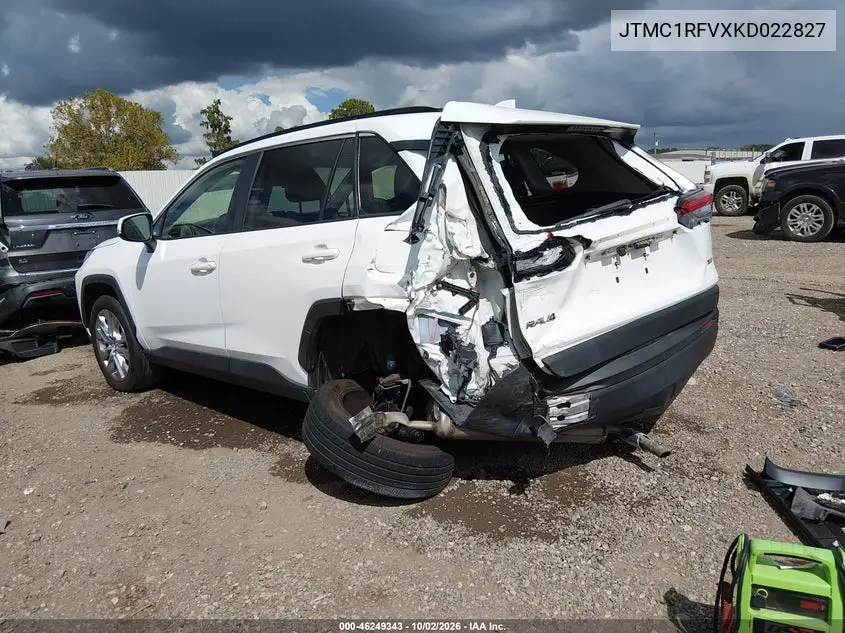 2019 TOYOTA RAV 4 VIN JTMC1RFVXKD022827 — фото 3