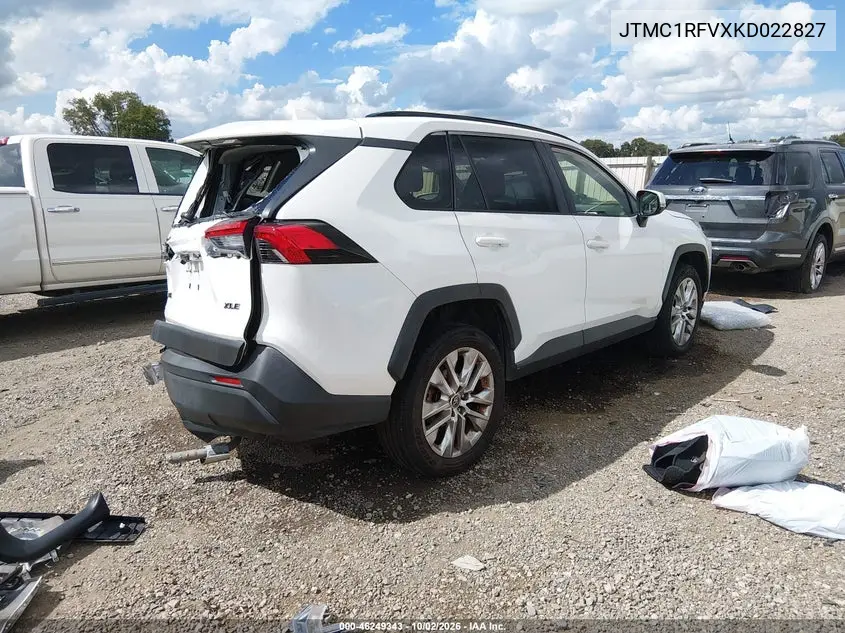 2019 TOYOTA RAV 4 VIN JTMC1RFVXKD022827 — фото 4