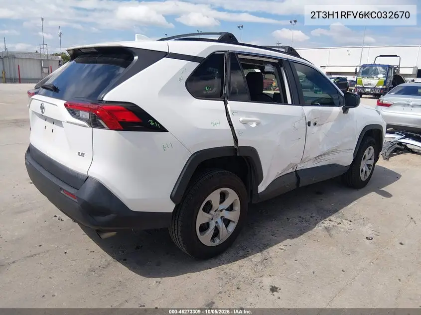 2019 TOYOTA RAV 4 VIN 2T3H1RFV6KC032670 — фото 4
