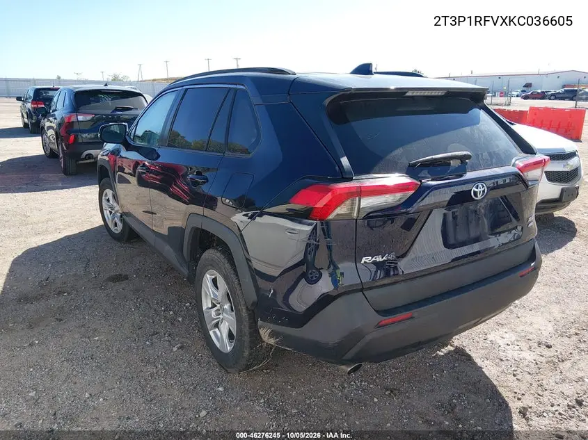 2019 TOYOTA RAV 4 VIN 2T3P1RFVXKC036605 — фото 3