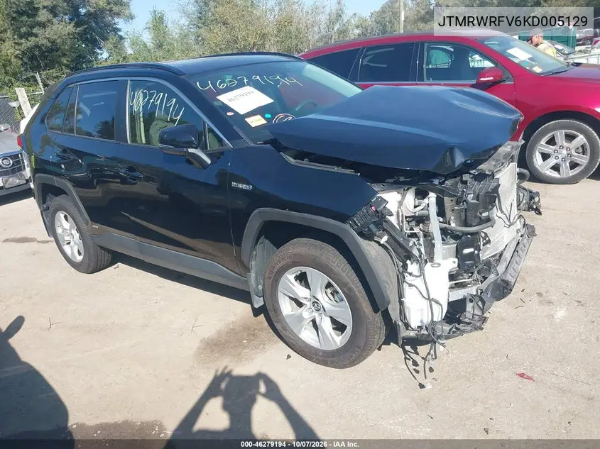 TOYOTA RAV 4 2019, VIN JTMRWRFV6KD005129