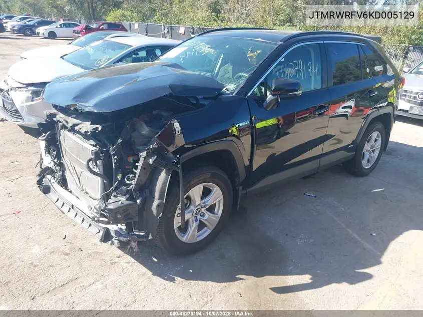 2019 TOYOTA RAV 4 VIN JTMRWRFV6KD005129 — фото 2