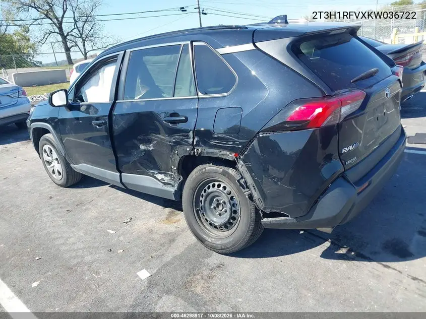 2019 TOYOTA RAV 4 VIN 2T3H1RFVXKW036722 — фото 3