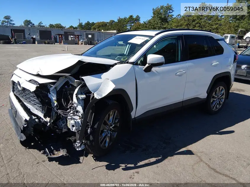 2019 TOYOTA RAV 4 VIN 2T3A1RFV6KC059045 — фото 2