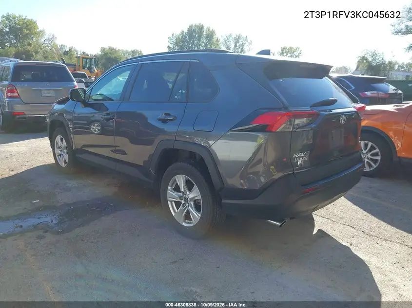 2019 TOYOTA RAV 4 VIN 2T3P1RFV3KC045632 — фото 3