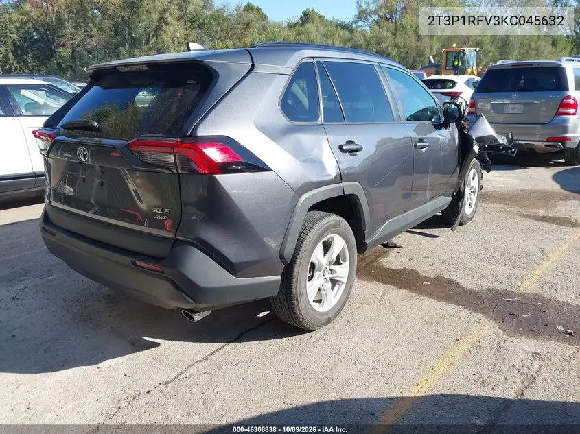 2019 TOYOTA RAV 4 VIN 2T3P1RFV3KC045632 — фото 4