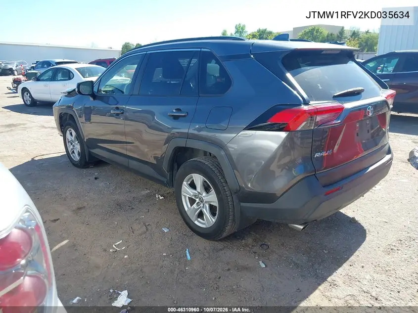 2019 TOYOTA RAV 4 VIN JTMW1RFV2KD035634 — фото 3