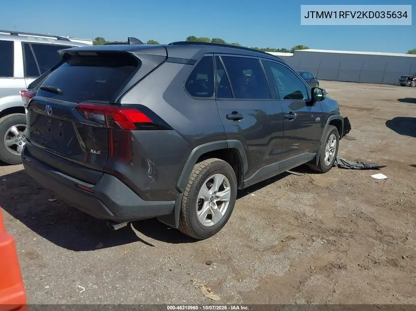 2019 TOYOTA RAV 4 VIN JTMW1RFV2KD035634 — фото 4