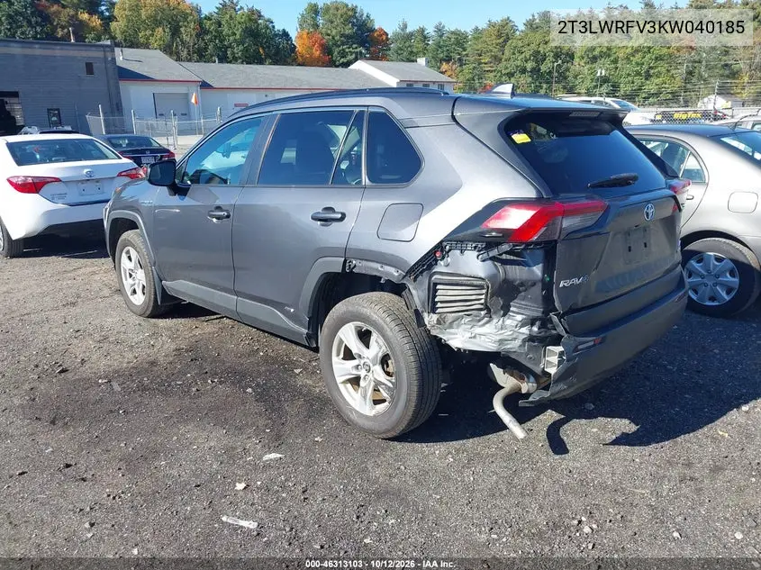2019 TOYOTA RAV 4 VIN 2T3LWRFV3KW040185 — фото 3