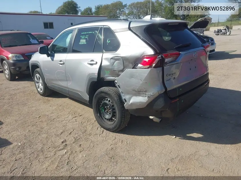 2019 TOYOTA RAV 4 VIN 2T3G1RFV8KW052896 — фото 3