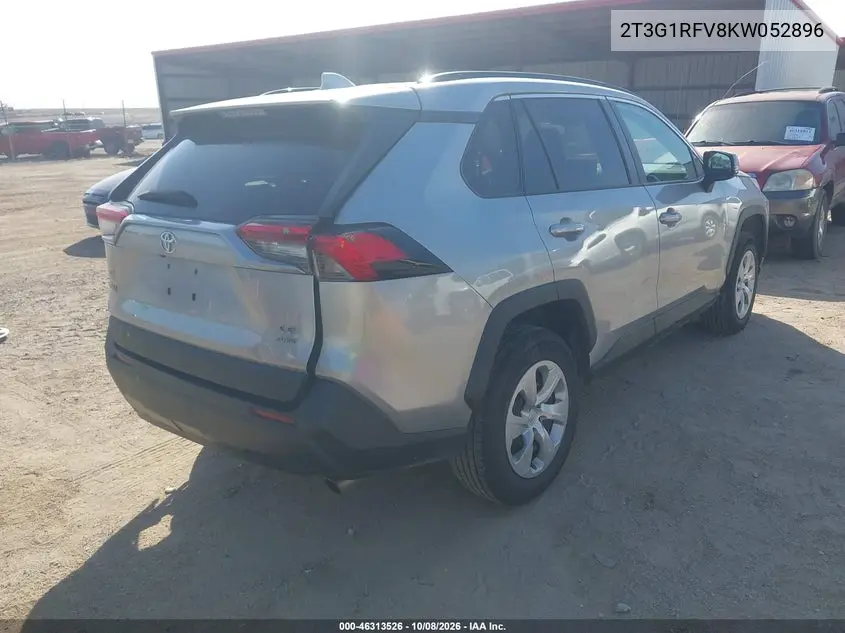 2019 TOYOTA RAV 4 VIN 2T3G1RFV8KW052896 — фото 4