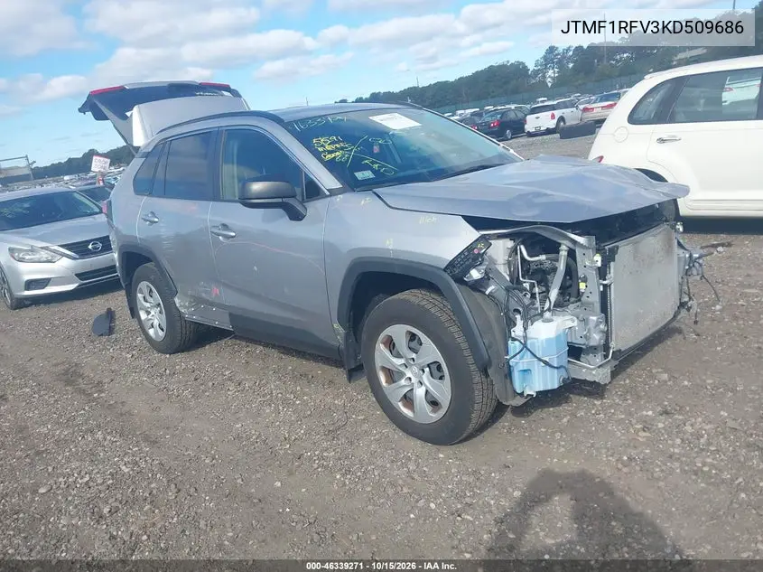 TOYOTA RAV 4 2019, VIN JTMF1RFV3KD509686