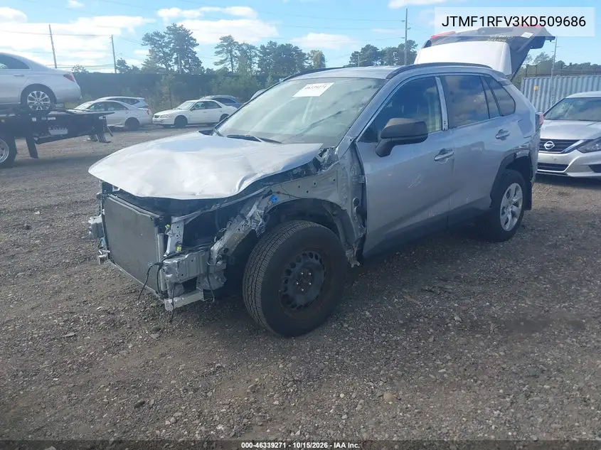 2019 TOYOTA RAV 4 VIN JTMF1RFV3KD509686 — фото 2