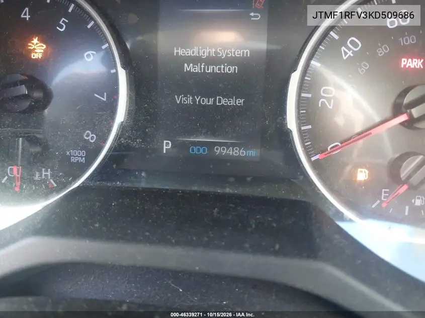 2019 TOYOTA RAV 4 VIN JTMF1RFV3KD509686 — фото 7