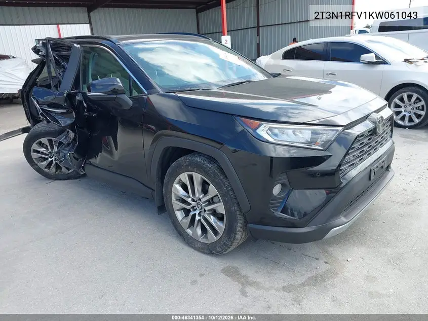 TOYOTA RAV 4 2019, VIN 2T3N1RFV1KW061043