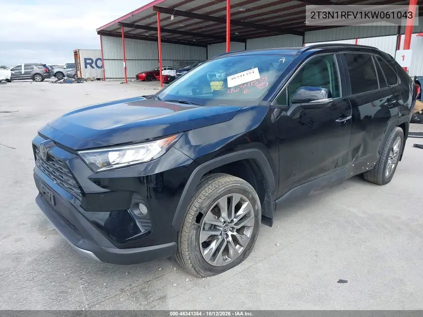 2019 TOYOTA RAV 4 VIN 2T3N1RFV1KW061043 — фото 2
