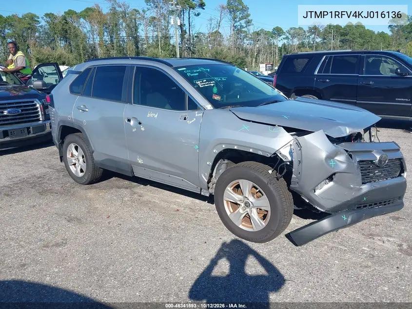 TOYOTA RAV 4 2019, VIN JTMP1RFV4KJ016136