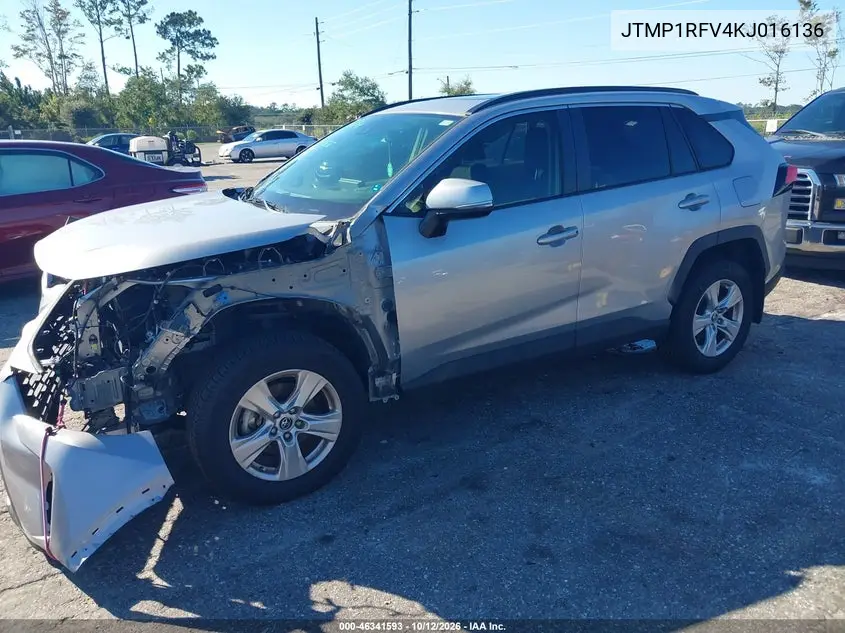 2019 TOYOTA RAV 4 VIN JTMP1RFV4KJ016136 — фото 2