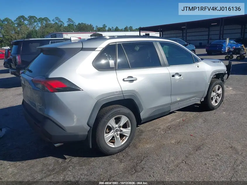2019 TOYOTA RAV 4 VIN JTMP1RFV4KJ016136 — фото 4