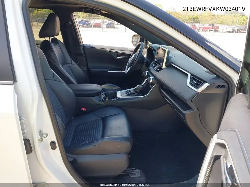 2019 TOYOTA RAV 4 VIN 2T3EWRFVXKW034019 — фото 5