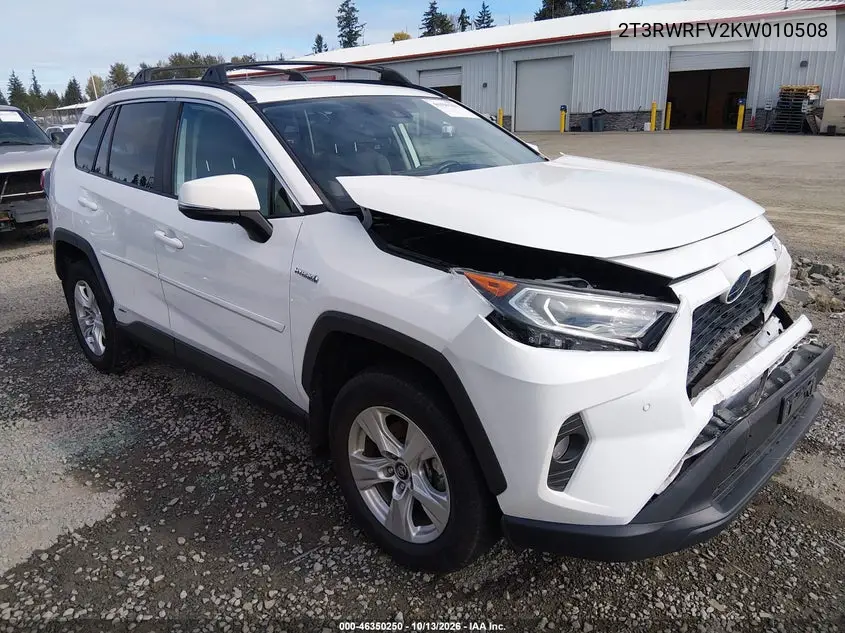 TOYOTA RAV 4 2019, VIN 2T3RWRFV2KW010508