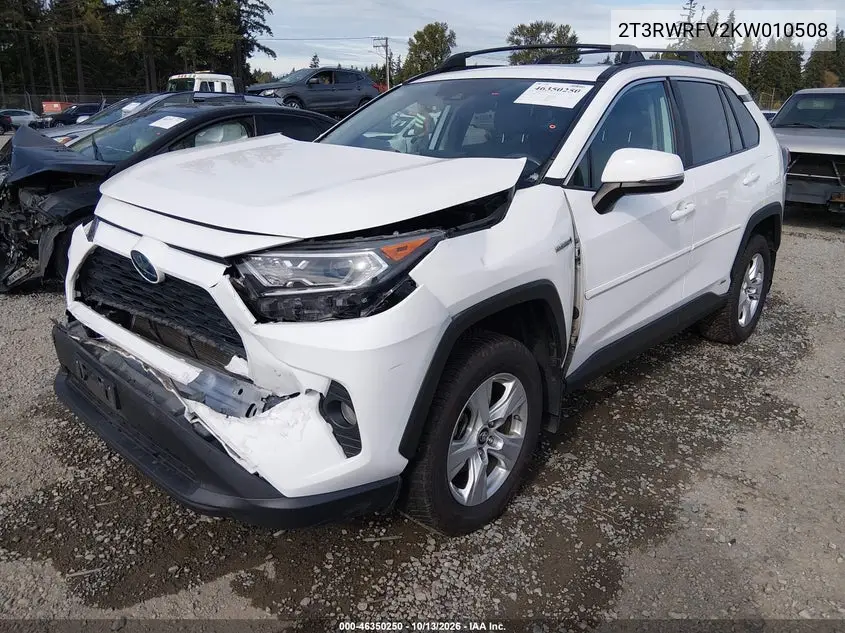 2019 TOYOTA RAV 4 VIN 2T3RWRFV2KW010508 — фото 2