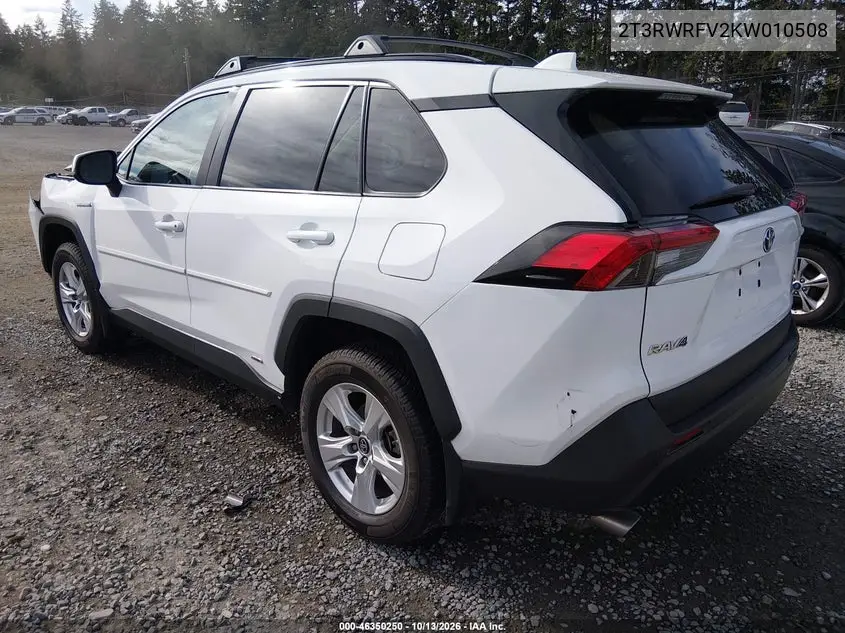 2019 TOYOTA RAV 4 VIN 2T3RWRFV2KW010508 — фото 3